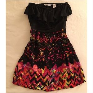 💥5 for $18💥 Derek Hesrt strapless tunic mini dress Small